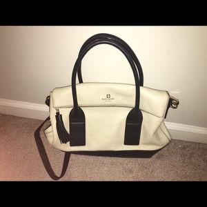 Kate Spade Carmen Southport purse in black/ cream